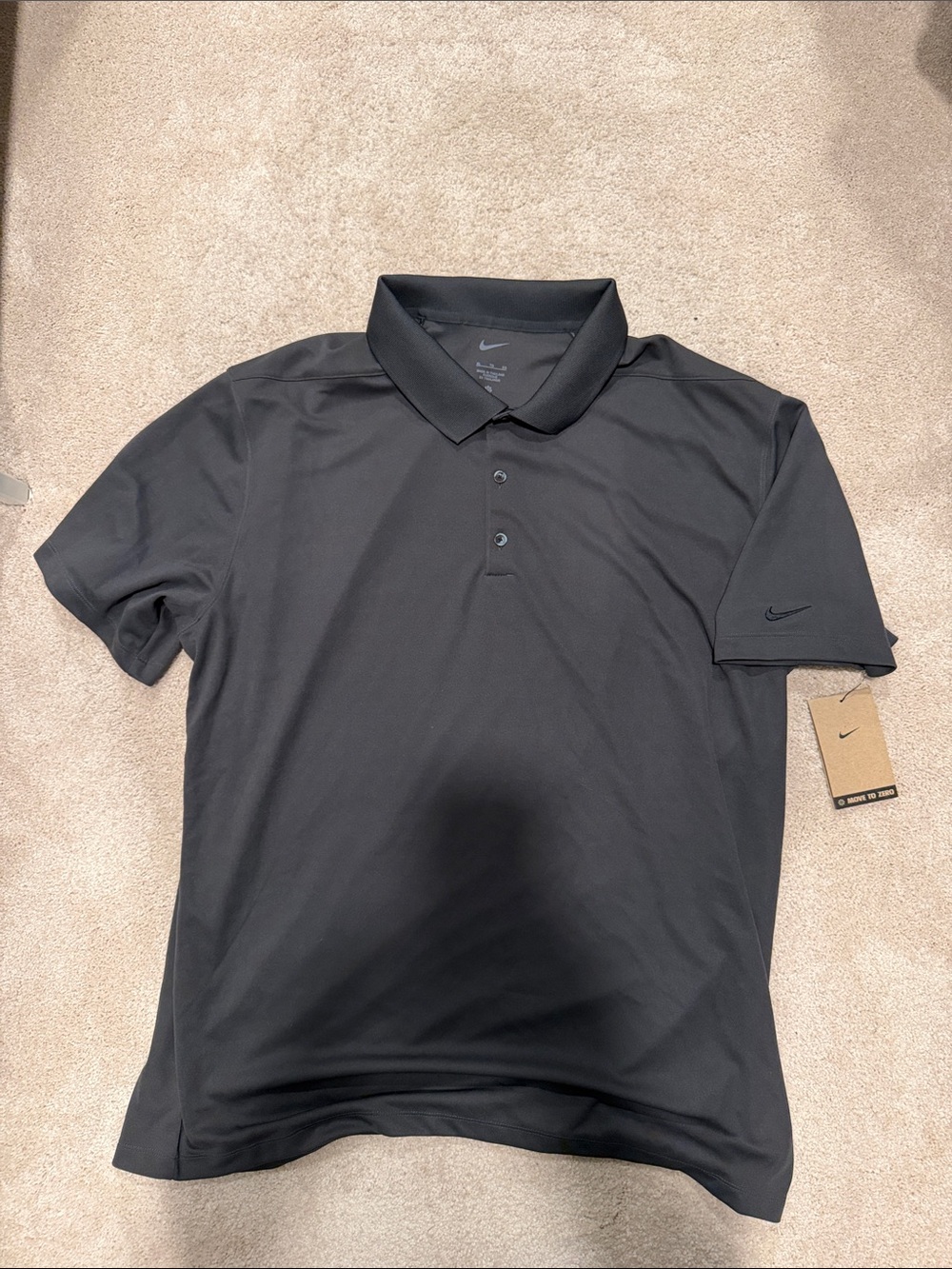 Nike Black Men’s Polo - Short Sleeve Performance